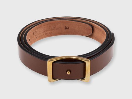 1  Reversible Conroy Belt in Brown Bridle Hot on Sale