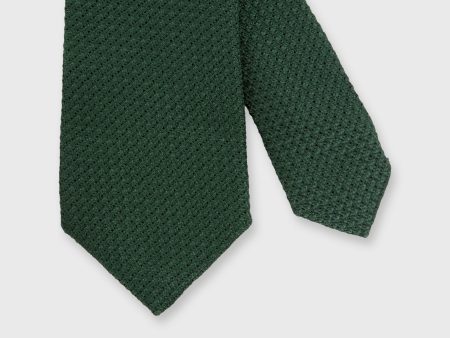 Silk Grosso Grenadine Tie in Hunter Green Supply