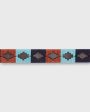 1 1 8  Polo Belt in Orange Sky Navy Chocolate Leather Hot on Sale