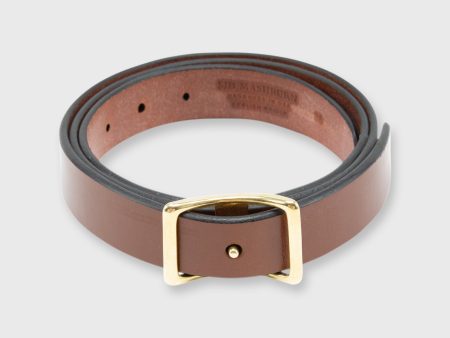 1  Reversible Conroy Belt in Medium Brown Bridle For Sale