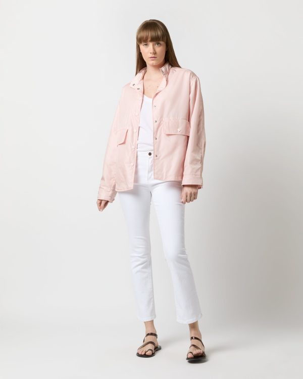 Alisha Shirt Jacket in Rose For Cheap