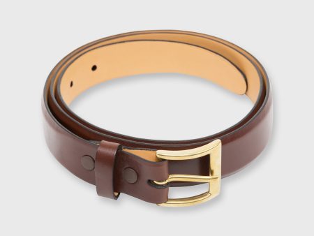 1  Belt in Dark Brown Calfskin Hot on Sale