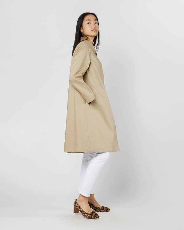 Banton Coat in Fawn For Cheap