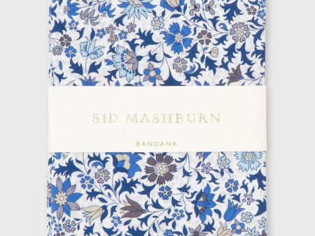 Bandana in Blue Godinton Garden Liberty Fabric Online