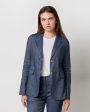 Ghost Blazer in Indigo Stretch Cotolino Supply