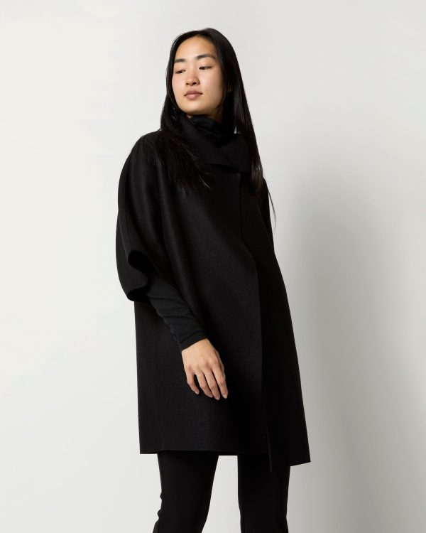 Kimono Coat in Black Sale