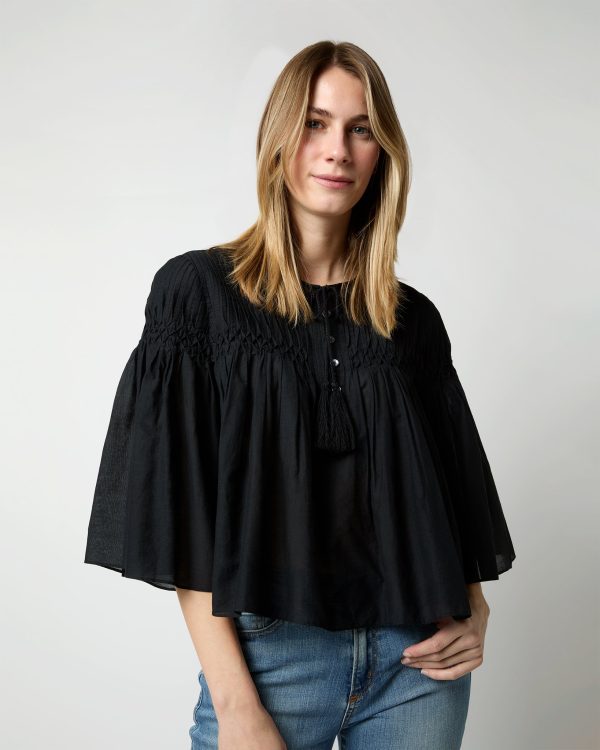 Axeliana Top in Black Online