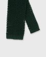 Silk Knit Tie in Hunter on Sale