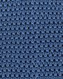 Silk Knit Tie in Mid-Blue Discount