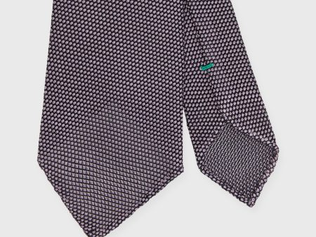 Silk Fino Grenadine Tie in Peri Navy For Discount