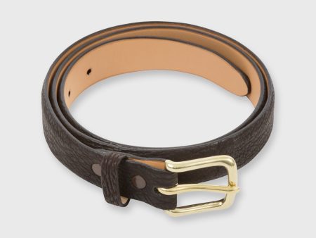 1  Belt in Chocolate Sharkskin Hot on Sale