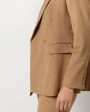 Constance Jacket in Camel Hair Flannel For Discount