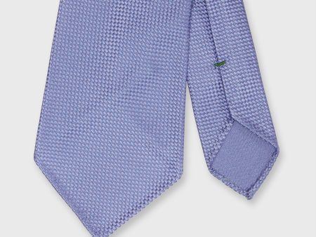 Silk Jacquard Tie in Periwinkle Online Sale