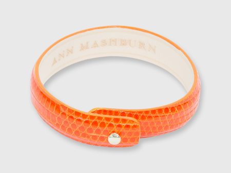 0.5  Lizard Cuff Bracelet in Mandarin For Cheap