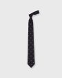 Silk Club Tie in Midnight Maize Crown and Swords Online Sale