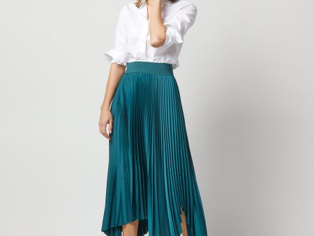 Ade Skirt in Dark Teal Online now