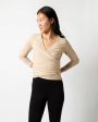 Ballerina Sweater in Sable Cotton Cashmere Cheap