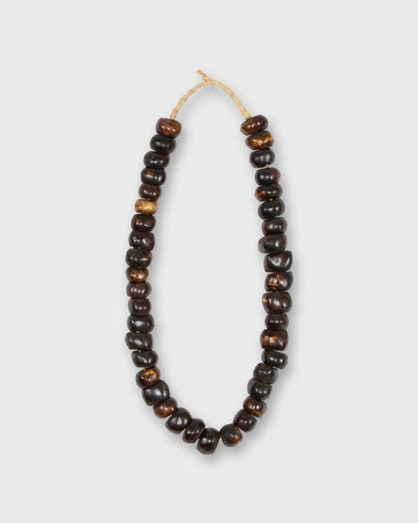 Large Cowbone Beads in Dark Brown Cheap