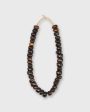 Large Cowbone Beads in Dark Brown Cheap