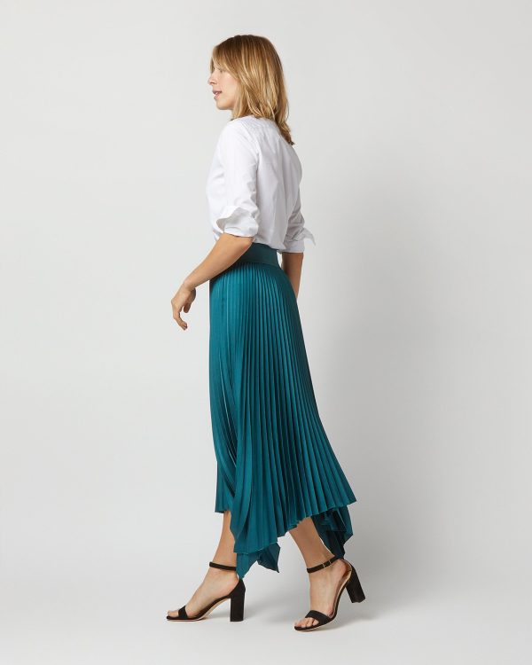 Ade Skirt in Dark Teal Online now