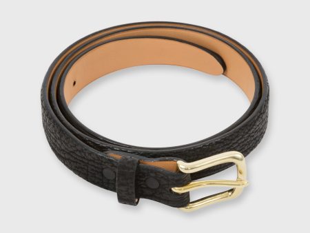 1  Belt in Black Sharkskin Cheap