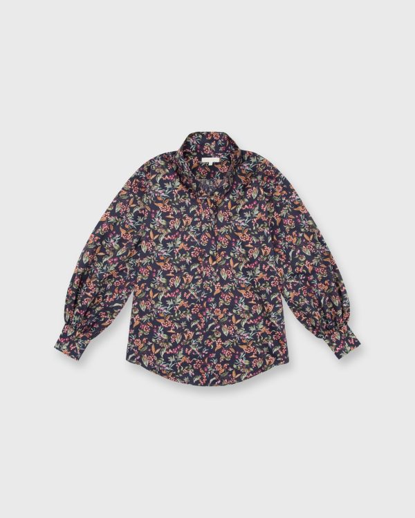 Anaya Popover Shirt in Berry Bittersweet Liberty Fabric Supply