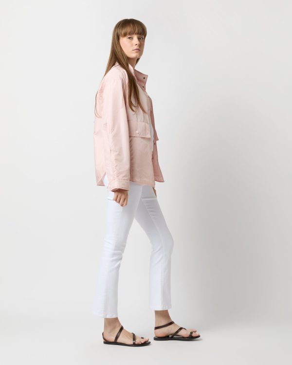 Alisha Shirt Jacket in Rose For Cheap