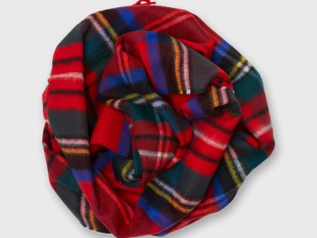 Tartan Merino Scarf in Royal Stewart Supply