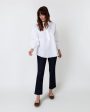 Anaya Popover Shirt in White Poplin Discount