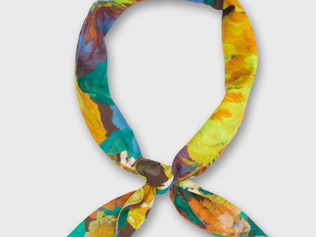 Anyway Scarf in Multi Artists Bouquet Liberty Fabric Online