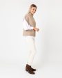 Athena Sweater in Camel Donegal Cashmere Discount