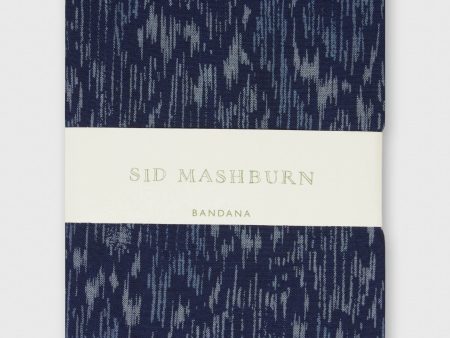 Bandana in Navy Blue Ikat Online