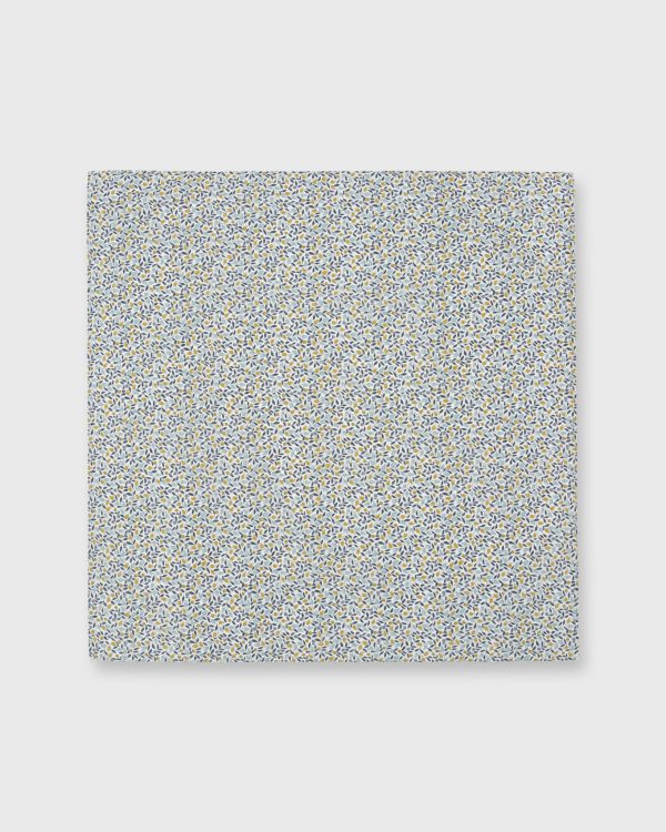 Bandana in Blue Yellow Floriana Liberty Fabric For Cheap