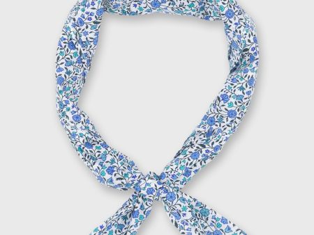 Anyway Scarf in Blue Multi Queen s Gallery Liberty Fabric Online Hot Sale