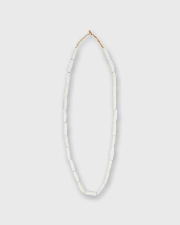 Small Elongated Cowbone Beads in Ivory Sale