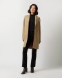 Cocoon Coat in Tan Discount