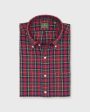 Button-Down Sport Shirt in Royal Stewart Tartan Twill For Cheap