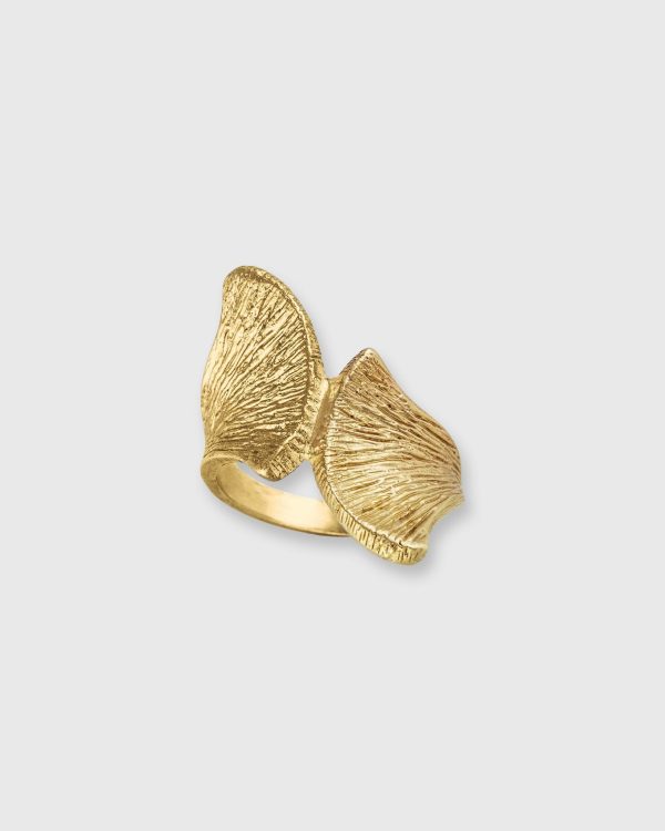 Armadillo Scapula Ring in Vermeil Hot on Sale