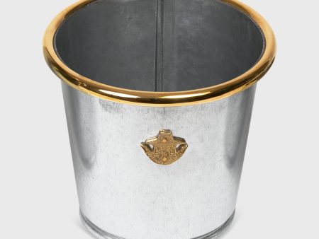 Flowerpot in Galvanized Stainless Steel Hot on Sale