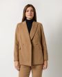 Constance Jacket in Camel Hair Flannel For Discount