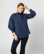 Anaya Popover Shirt in Navy Poplin Online Sale