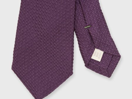 Silk Grosso Grenadine Tie in Eggplant Online