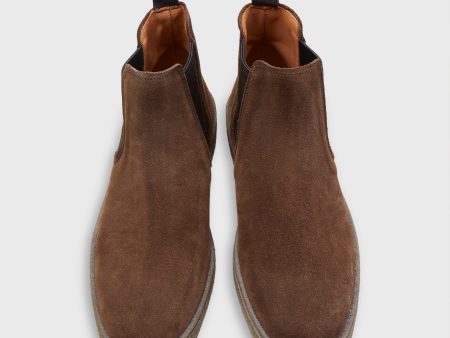 Adam Chelsea Boot in Chocolate Suede Online