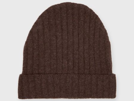 5x3 Rib Hat in Grizzly Brown Cashmere Online