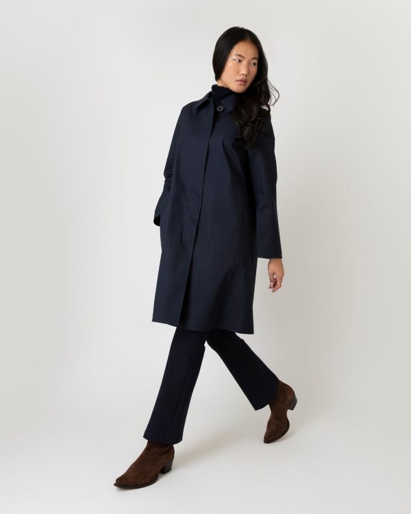 Banton Coat in Navy Hot on Sale