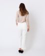 Ankle Pant in Natural Corduroy Online Hot Sale