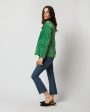 Sarah Jacket in Apple Stretch Velveteen Hot on Sale