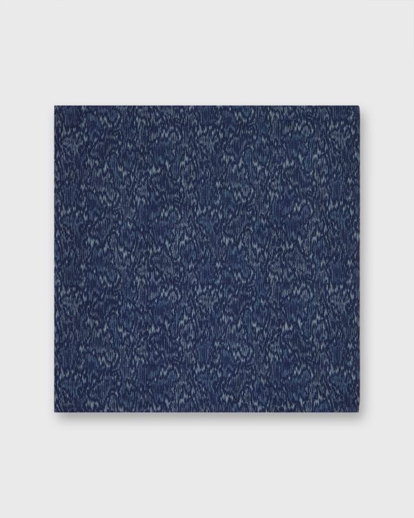 Bandana in Navy Blue Ikat Online