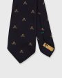 Silk Club Tie in Midnight Maize Crown and Swords Online Sale