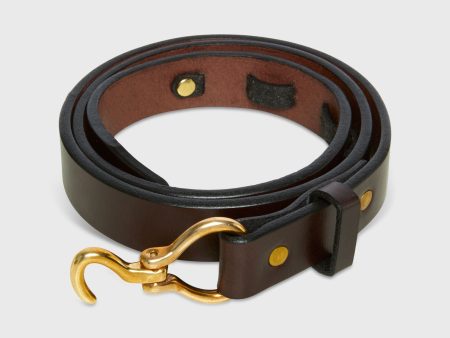 1  Hoof Pick Belt in Brown Havana Bridle Supply